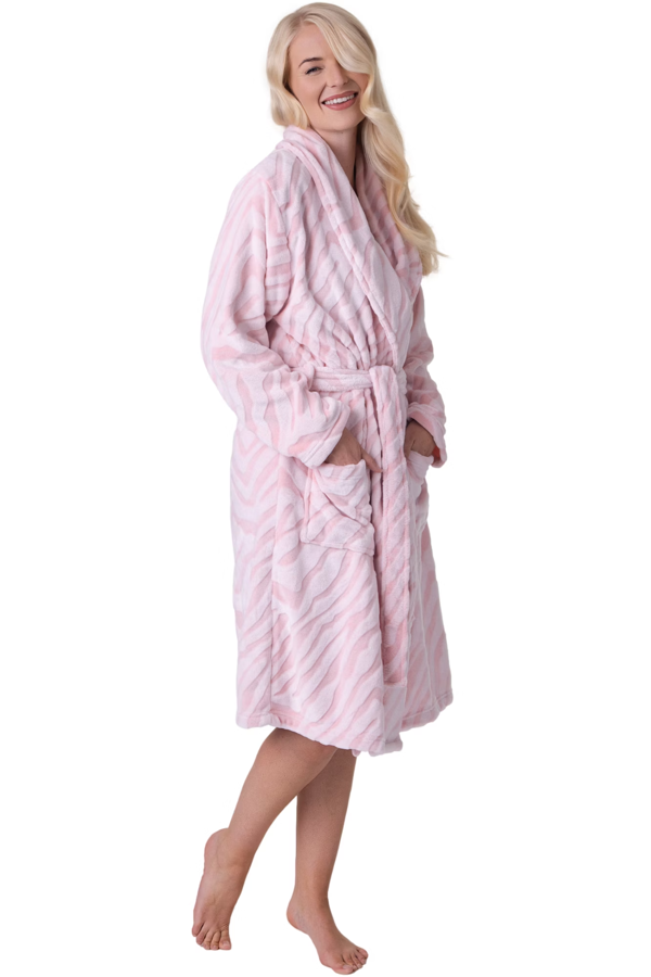 Camille Luxurious Supersoft Printed Bathrobe
