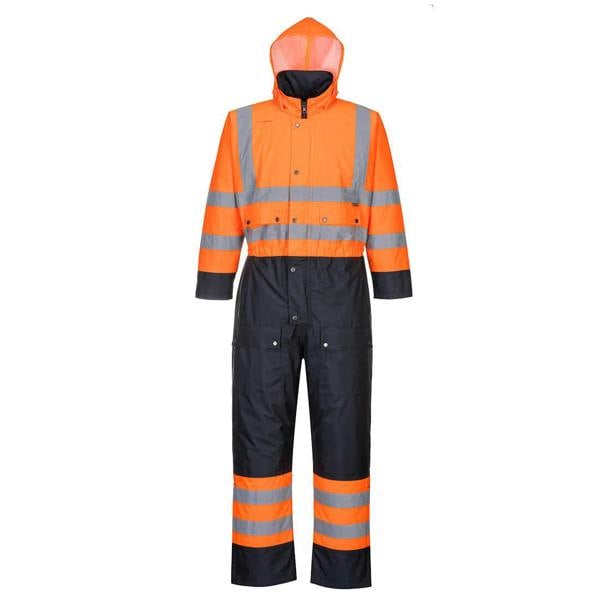 Hi-Vis Contrast Winter Coverall Portwest