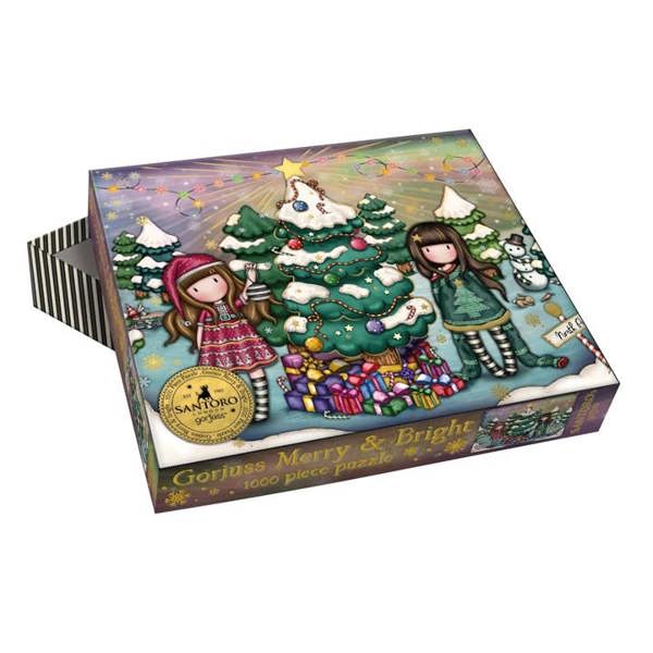 Gorjuss Merry & Bright Jigsaw, Jigsaws & Puzzles, Family, Gift