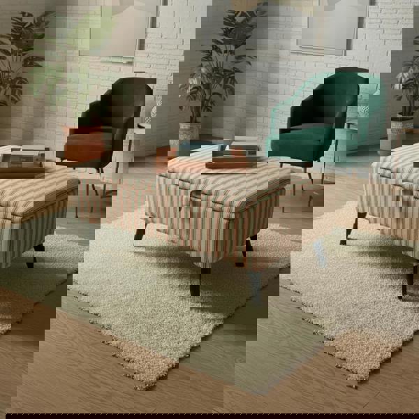 Durable Fabric Ottoman Seat for Guest Rooms – Multi - Purpose Footstool & Storage Bench - ISTOOLS