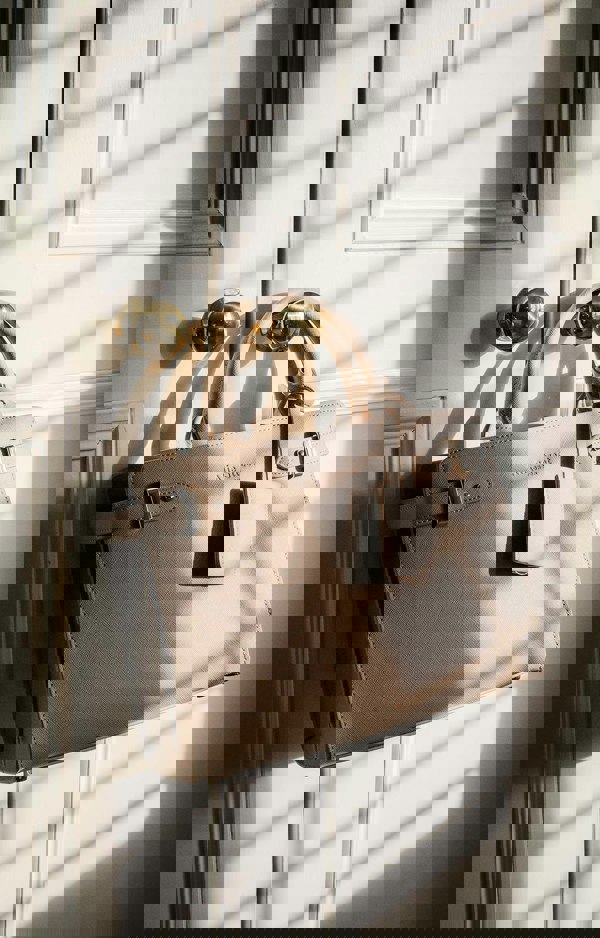 Alie Street London Derby Handbag (Classic Taupe)