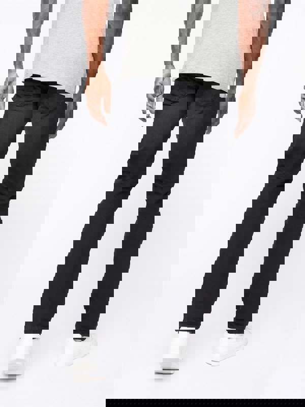 Crosshatch Cadman Straight Jeans Black Wash