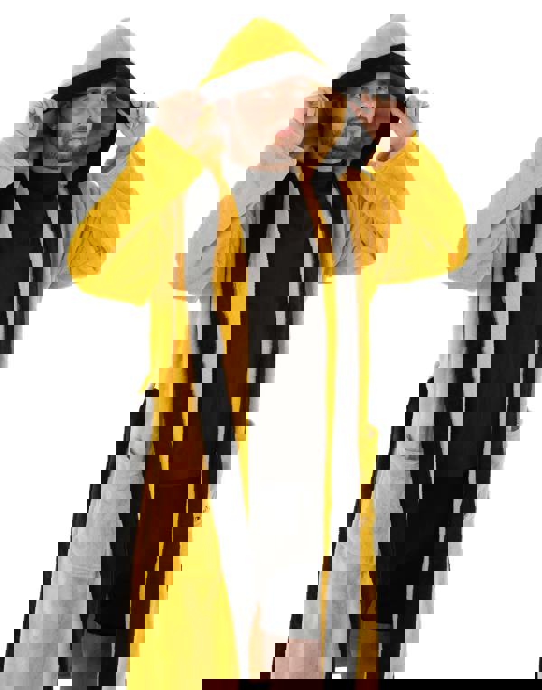 Star Trek Mens Yellow Hooded Bathrobe