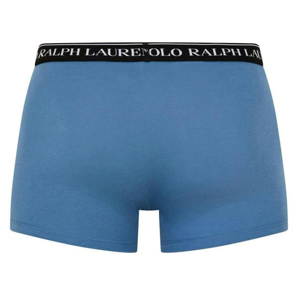 Ralph Lauren Mens Boxer Shorts (Pack of 3) - Blue/Dark Blue/Black - 