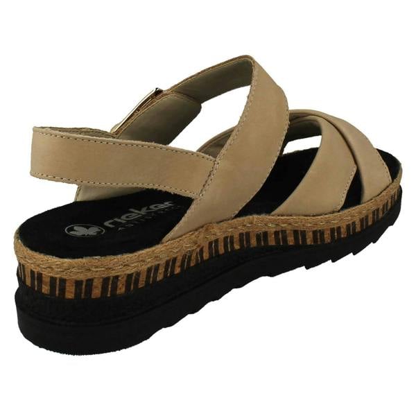 Rieker Womens Rieker Hook And Loop Sandals V7951