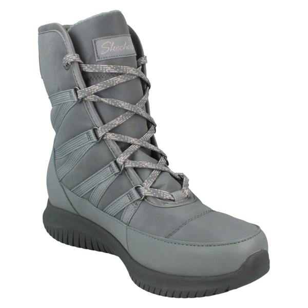 Skechers Ladies Skechers Boots Ultra Flex Cold Out 44345