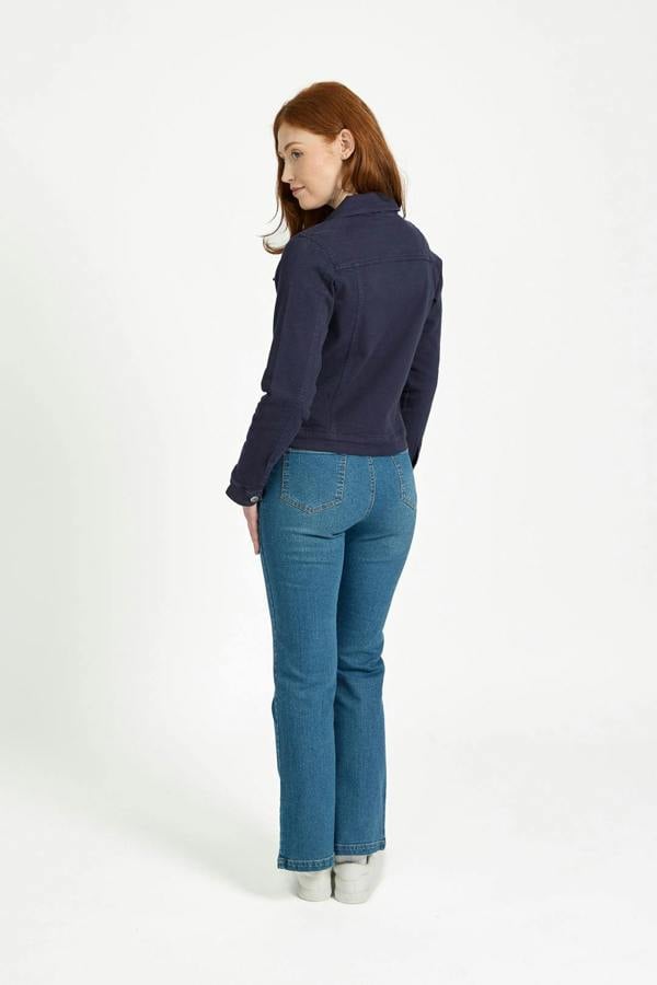 Mudflower Coloured Denim Jacket