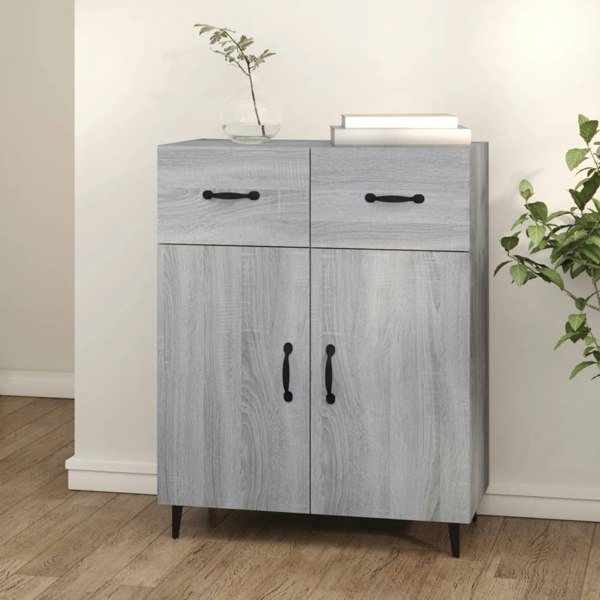 Berkfield Sideboard Grey Sonoma 69.5x34x90 cm Engineered Wood
