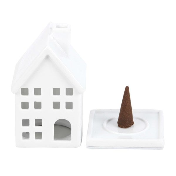 Serano White House Incense Cone Holder