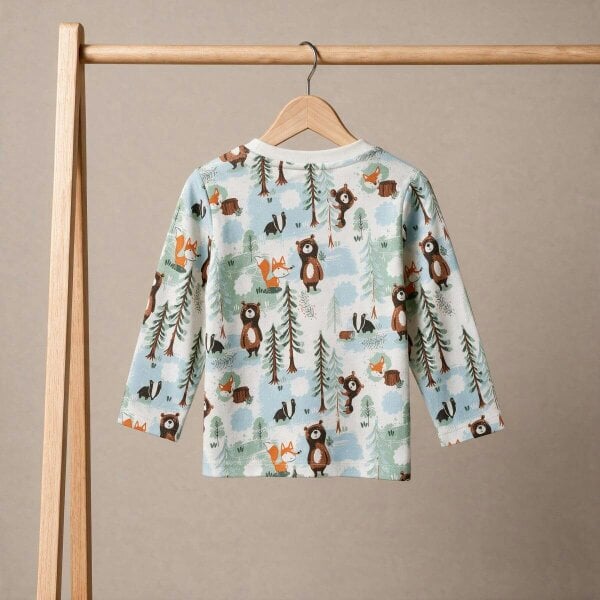 Mini Cuddles Animal-Print T-shirt (Cream & Brown), 3 Pack