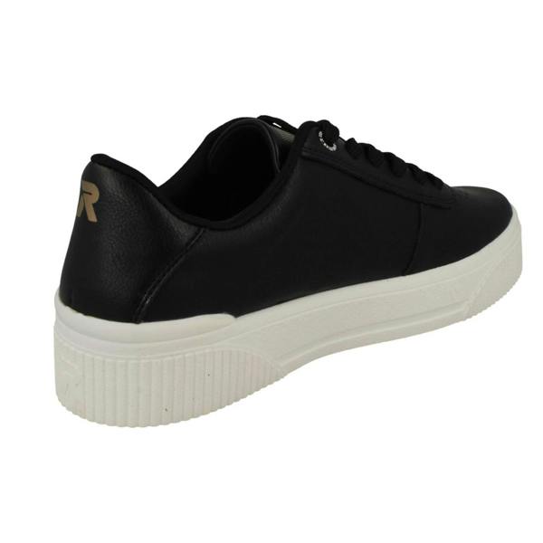 Rieker Ladies Revolution By Rieker Lace Up Platform Trainers W0702