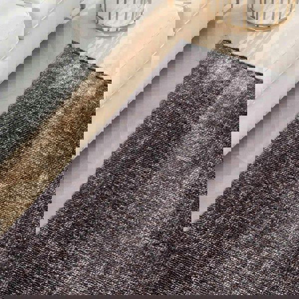 Brilliance Short Pile Brown Rug, abstract design, soft pile| THE RUGS