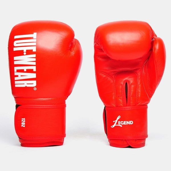 Tuf Wear Legend Leather HOOK AND LOOP Sparring Gloves