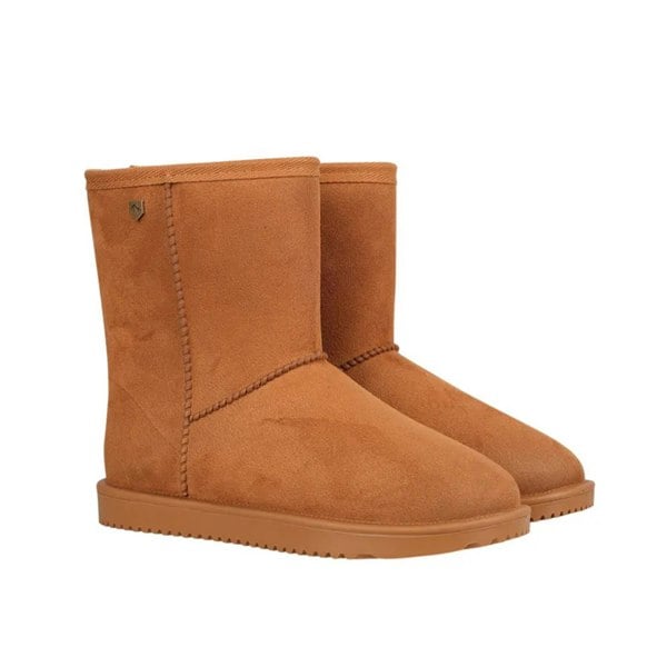 Hy Womens/Ladies Chisworth Fleece Waterproof Ankle Boots - Camel