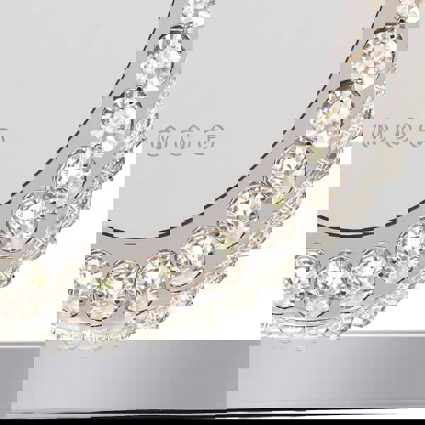 Dimmable Hollywood Led Makeup Mirror Luxury Crystal Diamante Oval Vanity Mirror Face Mirrors Living and Home
