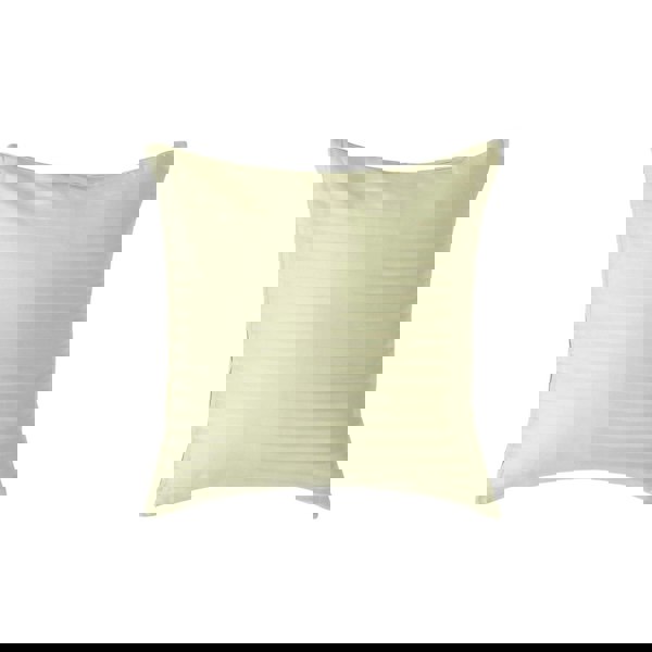 HOMESCAPES Silky 330 TC Egyptian Cotton Satin Stripe Pillowcase, European Size