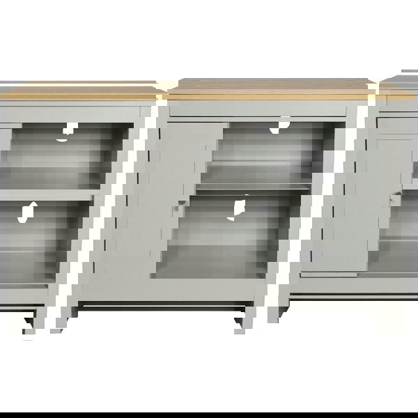 Dorel Home WILDWOOD WOOD VENEER TV STAND 50 RUSTIC GREY