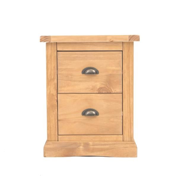 Lucca 2 Drawer Bedside Table