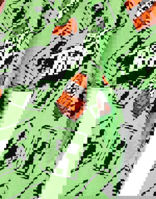 Minecraft Unisex Kids Green Poncho Towel (One Size)