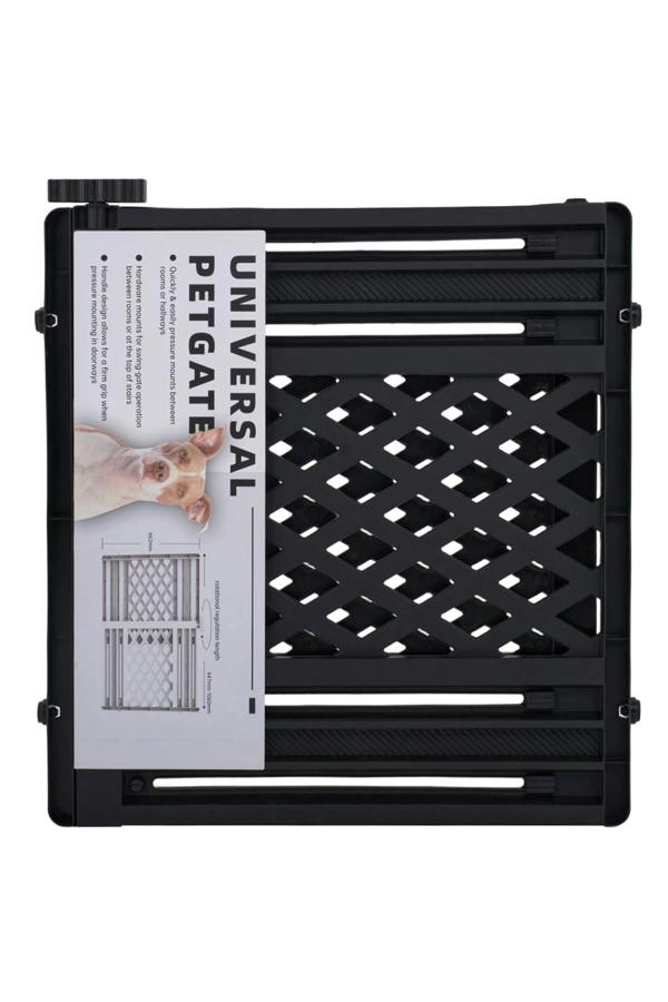 Living and Home Indoor Extendable Pet Gate Barrier for Door