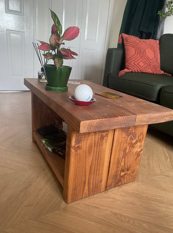 The Bespoke Carpentry Co Farmhouse Coffee Table with Storage