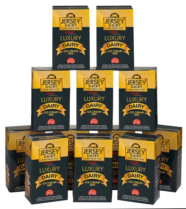 Luxury Jersey Dairy Ice Cream Mix | Pack of 12 x 1L
