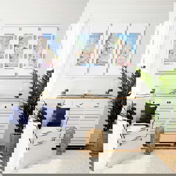 Best Wall Art For Living Room | Set of 3 Beach Decor Wall art Prints