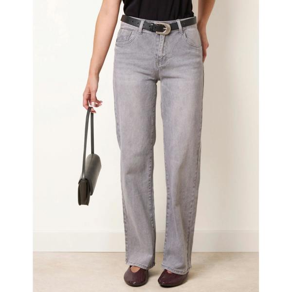Blue Vanilla Stud Star Pocket Wide Leg Jeans
