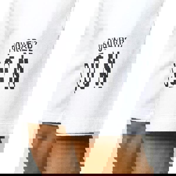 Dsquared ICON Logo Print Shorts   in  White