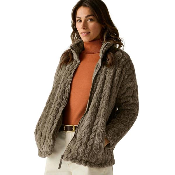 Regatta Womens/Ladies Ayana Full Zip Fleece Jacket - Mocha - 