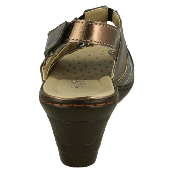Eaze Ladies Eaze Casual Sling Back Heeled Sandals