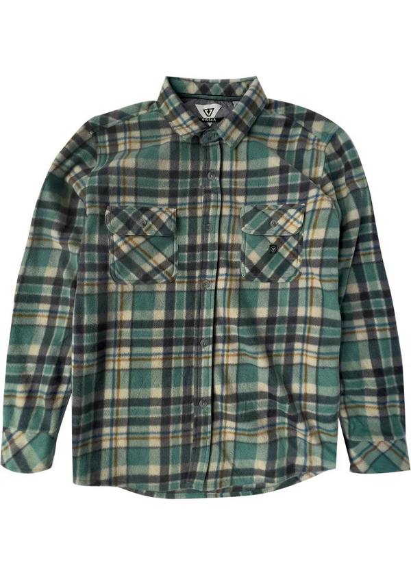 Vissla Eco-Zy LS Polar Flannel - Smokey Jade