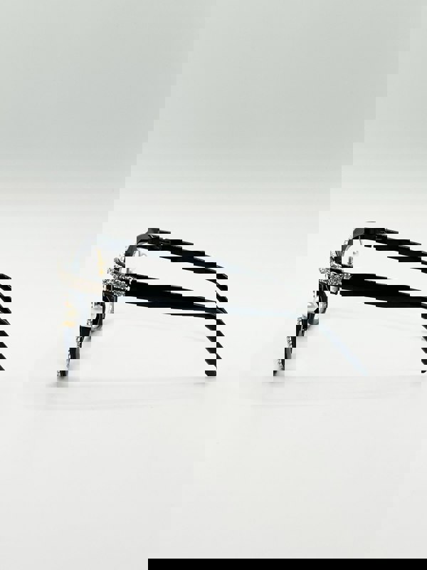 SVNX Festival Diamante with Pearls Cateye Glasses