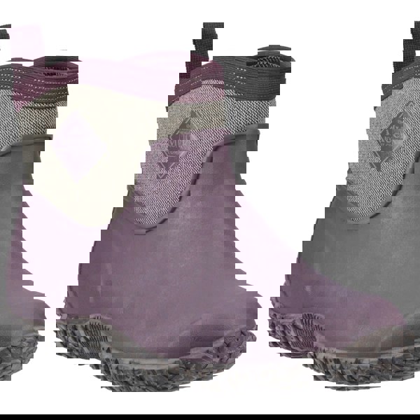 Muck Boots Muckster II Ankle Rubber Wine/ Herringbone Wellington Boots