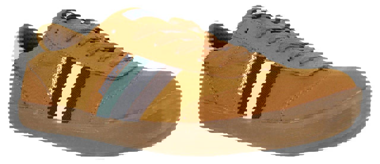 Lambretta Vulkan Mens Casual Smart Lace Up Canvas Pump Trainers