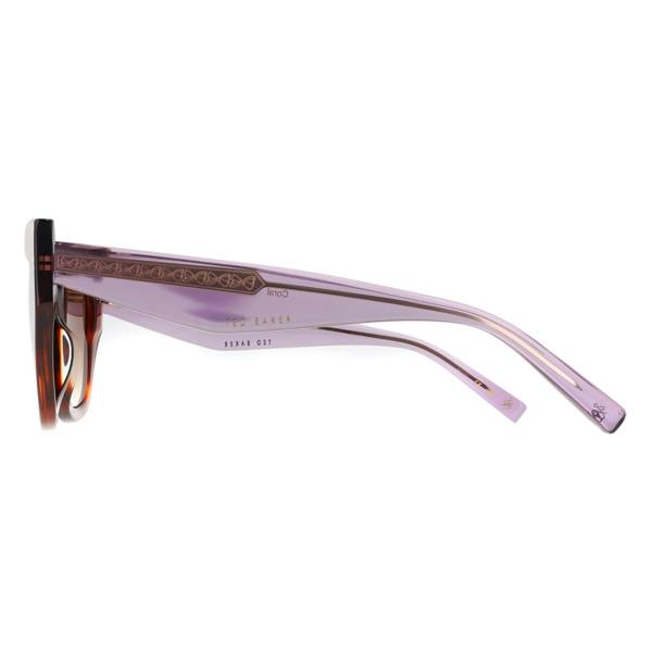 Ted Baker Sunglasses TB1757 Coral 100 Gloss Classic Tortoise Brown Gradient
