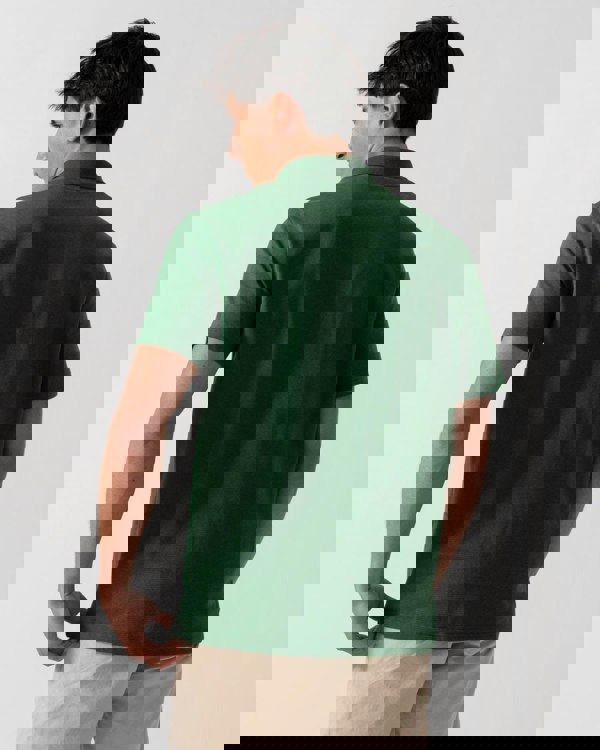 Lacoste Short Sleeved Mens Polo Shirt - Green 132 - CHO - Designer Mens Short Sleeve T-Shirts & Tops