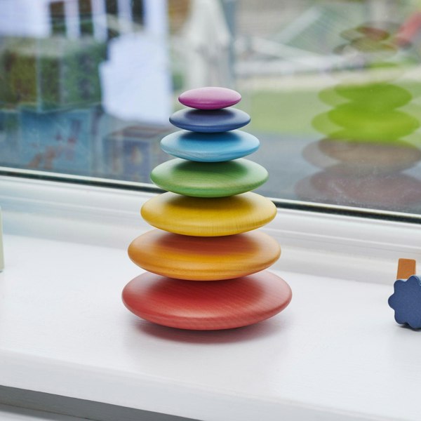 tickit Rainbow Wooden Buttons