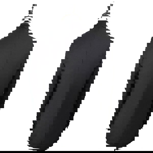 David WeJ Alfredo Dress Single Breasted Satin Peak Lapel Tuxedo - Black