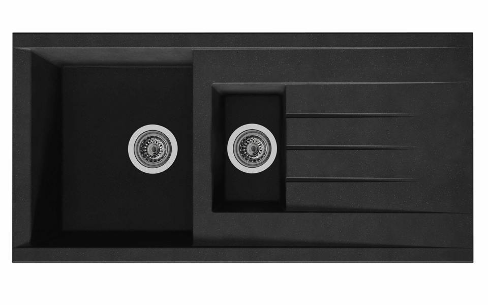 Rocklite Bredon 1.5 Bowl Black Composite Reversible