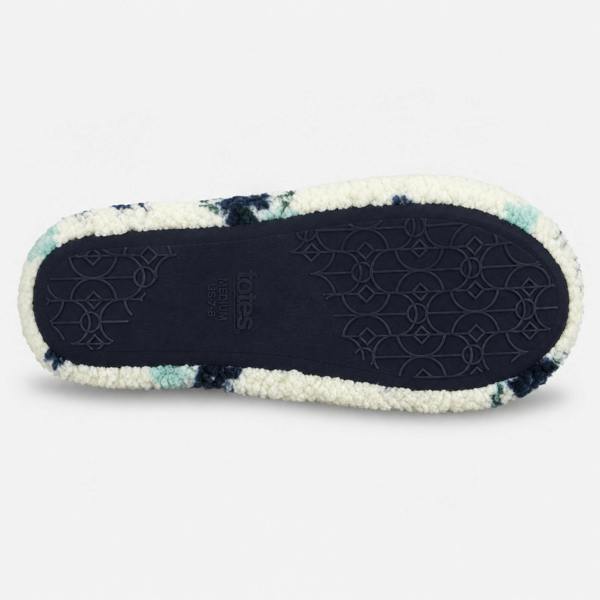 Totes TOASTIES Floral Full Slippers Full Slippers   in  White