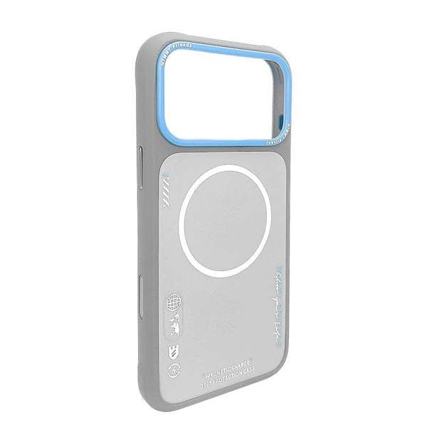 Nimmy Friends Nimmy Cool & Cute 2.0 Case with MagSafe for iPhone 17 Pro Max 6.9" Grey Blue - N-YJKM-CX2.0-IP17-PRO-MAX-05