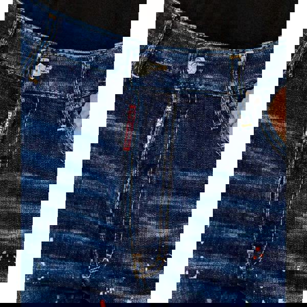 Dsquared2 Medium Easy Wash Marine Shorts Navy Blue W30