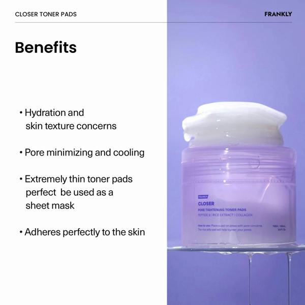 FRANKLY Closer Pore Tightening Toner Pads