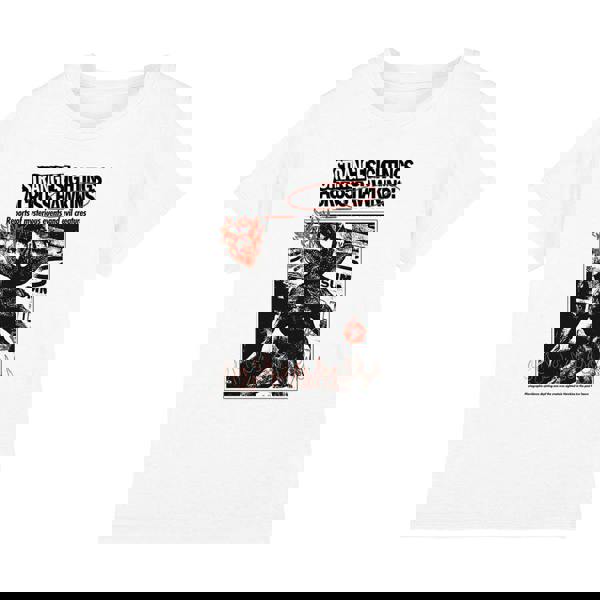 Stranger Things Childrens/Kids Demogorgon Newspaper T-Shirt - White