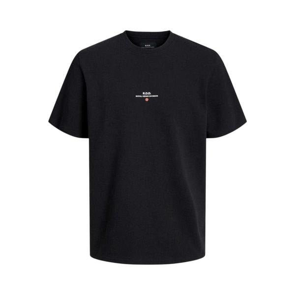 Jack And Jones Mens Royal Denim Division T-Shirt - Black - 