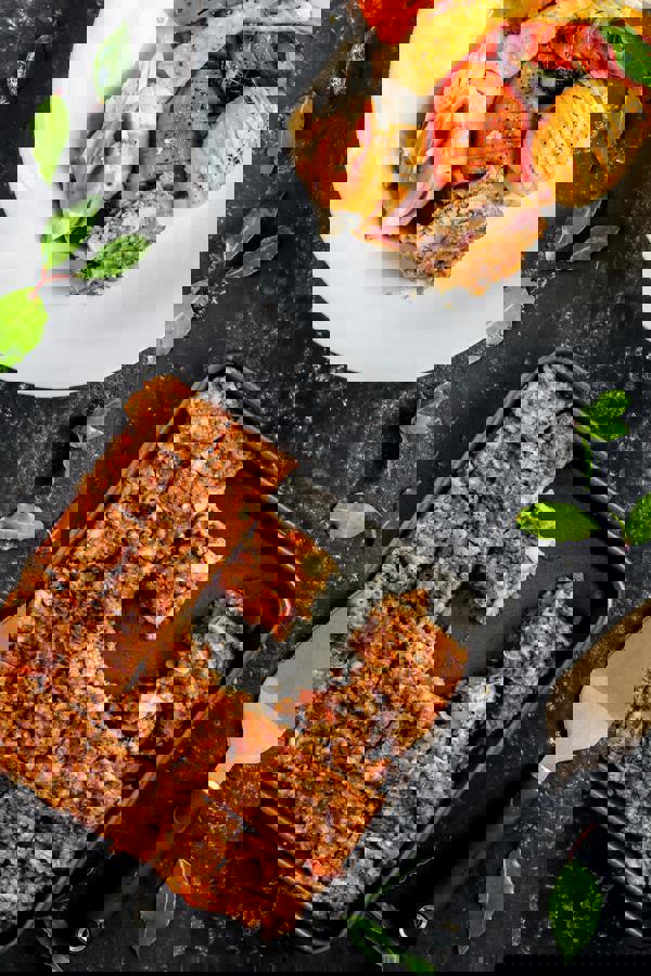 MasterClass Set of Non-Stick Large Roasting Pan 39x28x7cm, Baking Tray 39x27x2cm, Bake Pan Square 23x23x4cm