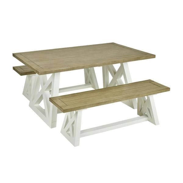 Statement Furniture Oxford Bench Wooden Dining Bench Seat