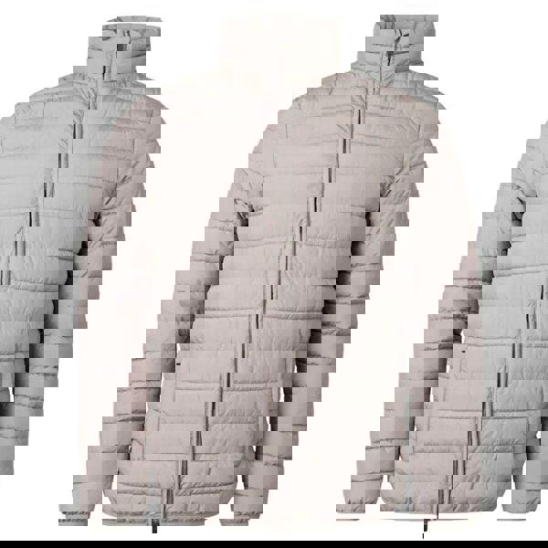 Aquascutum Mens Mock Neck Active Padded Jacket - Grey - 