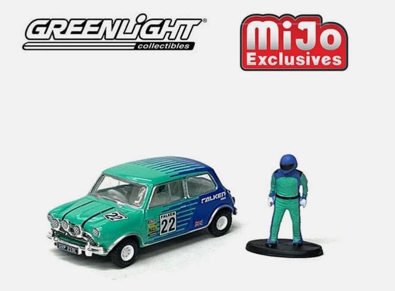 a toy car and a figurine